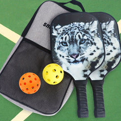 Fiberglass Carbon Fiber Pickleball Paddle Set with Ball for Training