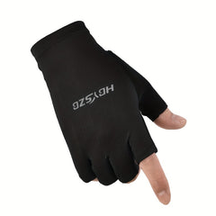 Breathable Fingerless Fitness Gloves for Non Slip Grip and Sun Protection