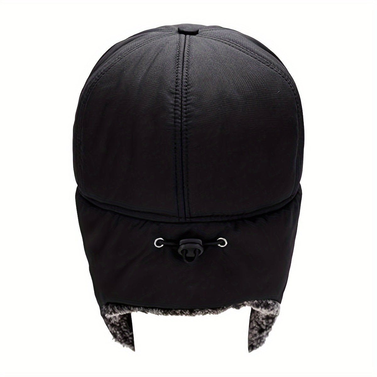 Winter Velvet Warm Hat Ear Protection Trapper Cap with Detachable Face Cover