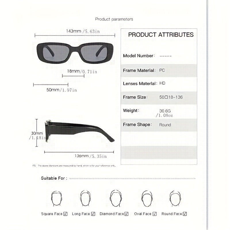 Men's Small Frame Sunglasses Retro Outdoor Sports Glasses