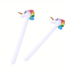 1PC Animal Inflatable Unicorn Stick Party Props Game Mounts