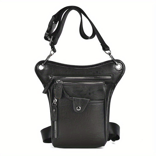 Vintage Waist Pack For Outdoor Sports With Zipper