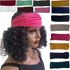 Solid Hairband Bandana Sports Sweatband