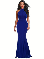 Long Mermaid Bridesmaid Dress For Winter & Fall