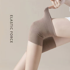 3 Pairs Contrast Mesh Over The Knee Socks Women's Stockings