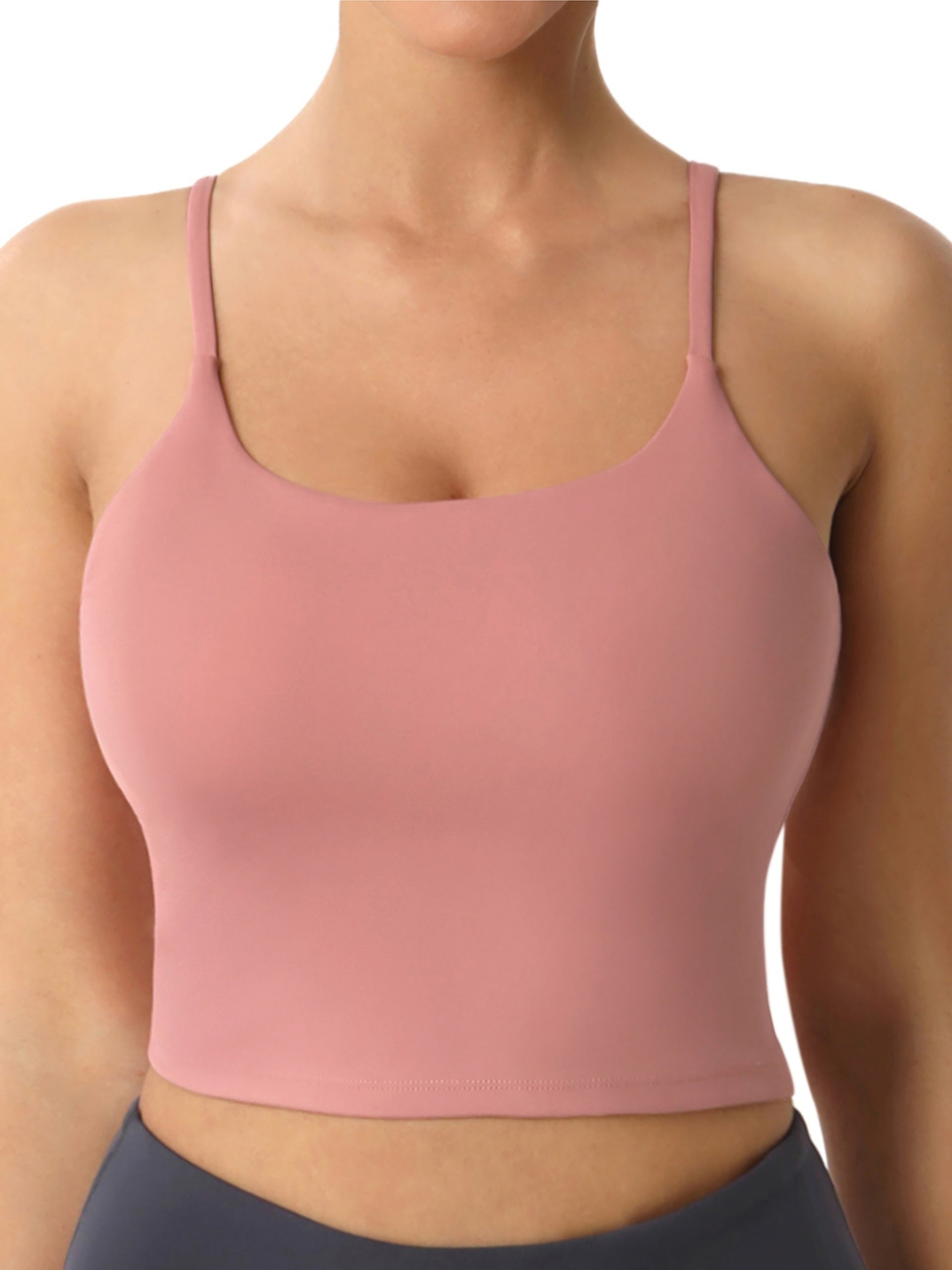 Pink Yoga Fitness Sports Tank Top Women's Activewear