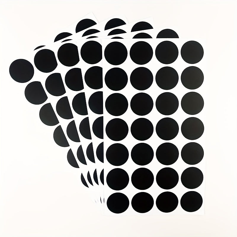 140pcs Rewritable PVC Round Chalkboard Sticker Adhesive Label