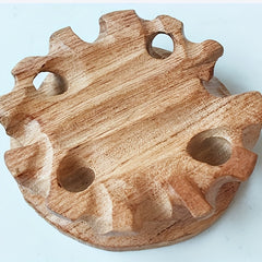 Red Wood Hand Collection Display Base Bracket