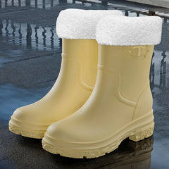 Women's Waterproof Casual Rain Boots Lightweight Non slip Shoes