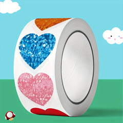 500pcs Heart Shape Thank You Sticker DIY Decoration Label