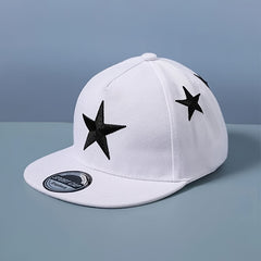 Kids Pentagram Embroidery Baseball Cap Sun Protection Sunshade Hip Hop Hat