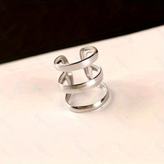 Punk Rock Alloy Ear Clip Wrap Earrings No Piercing Ear Clip