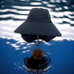 UV Protection Bucket Hat with Neck Protector for Outdoor Activities