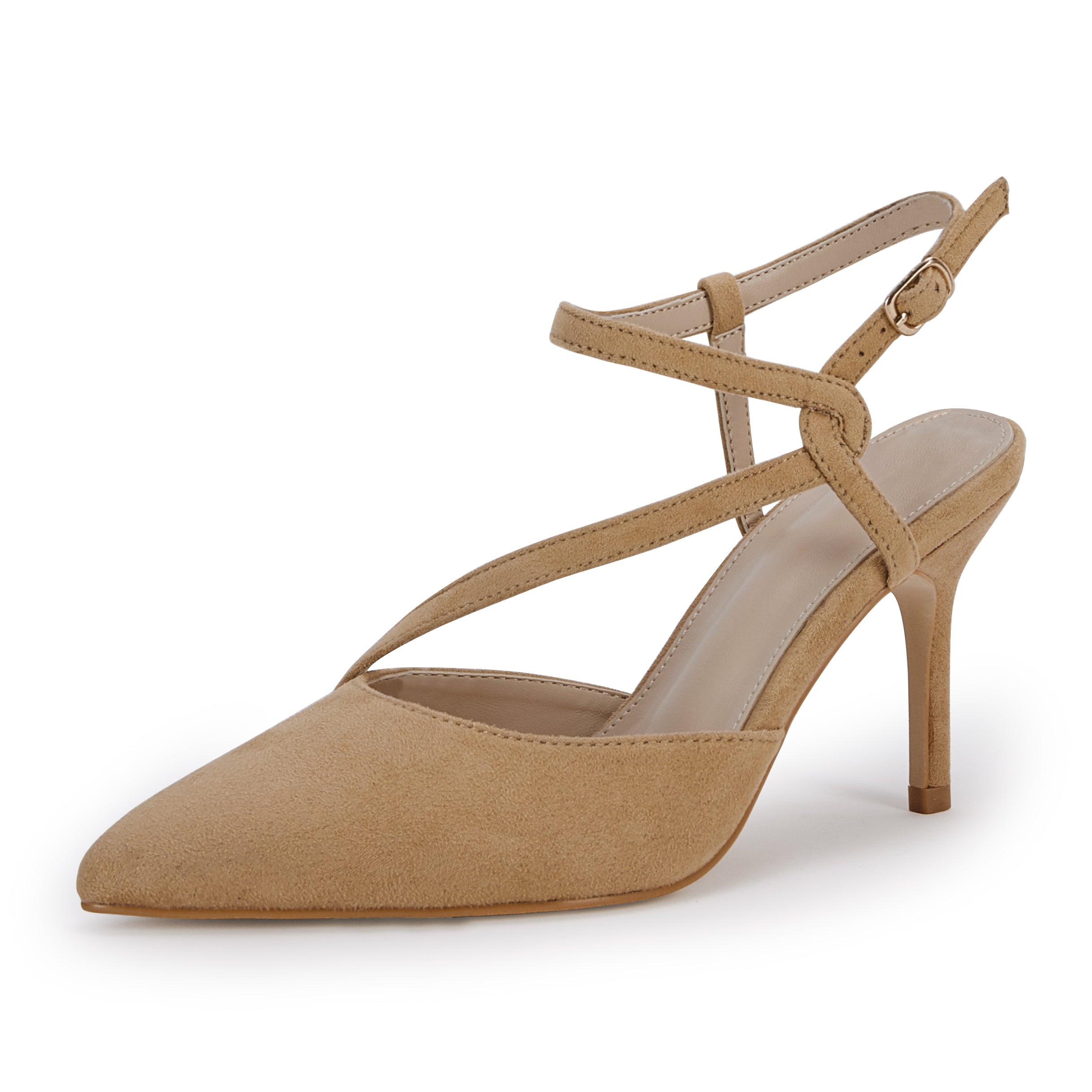 Women's Cross Strap Stiletto High Heel Sandals