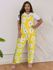 Floral Print Cami Jumpsuit Women's Overalls
