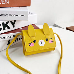 Rabbit Shoulder Messenger Bag Mini Coin Purse Wallet For Girls