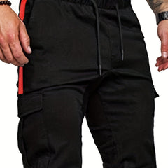 Men's Casual Cargo Shorts Waist Drawstring Outdoor Summer Shorts