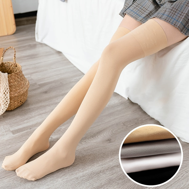 Silicone Non Slip Velvet Knee High Socks