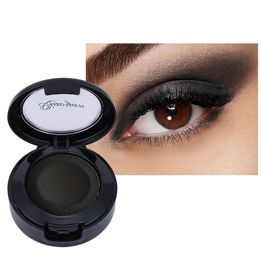 Monochrome Smokey Eyeshadow Powder Brightening Glitter