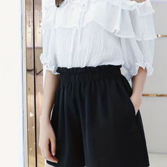 Elastic Waist Shorts for Women Spring Summer Casual