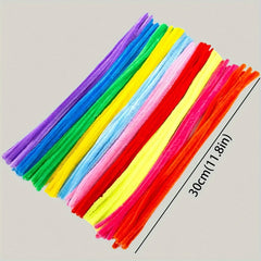 100pcs Colorful Twist Stick Hair Root Strip Package DIY Creative Material