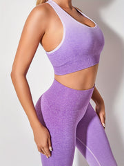 Women's Seamless Yoga Sports Bra Moisture Wicking Tank Top