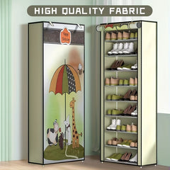 1pc Dustproof Shoe Rack Economical Household layer Shoe Cabinet Dormitory Shoe