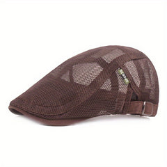 Men's Summer Thin Mesh Hollow Peaked Cap All-match Hat