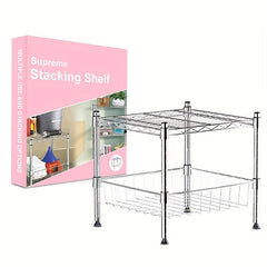 Home Storage Shelves 1 Tier 2 Tiers Countertop And Under The Sink Storage Rack