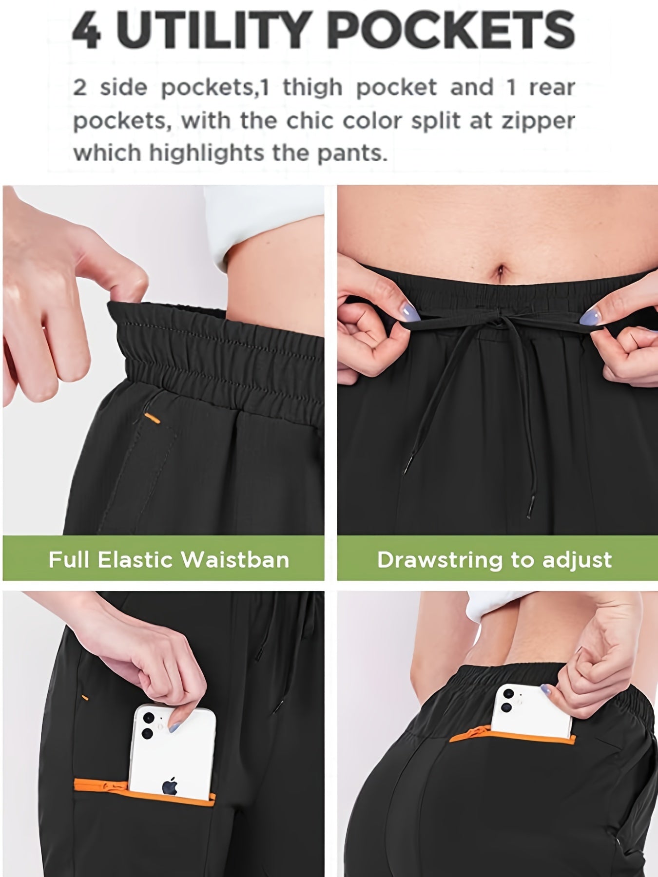 Women's High Waisted Jogger Yoga Pants