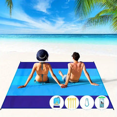 Portable Waterproof Beach Blanket for 1-4 People