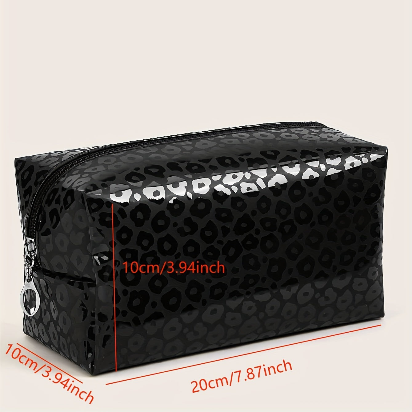 Leopard Print Makeup Bag for Travel and Organization