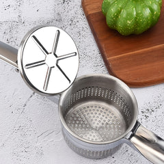 Stainless Steel Potato Presser Masher Ricer Effortless Press Mash