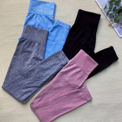 4pcs Seamless Yoga Pants High Stretch Leggings Women's Activewear