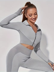 Soft Long Sleeve Sports Jacket Women's Activewear