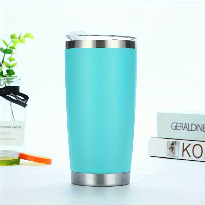 600ml Stainless Steel Insulated Water Cup Leakproof Coffee Cup