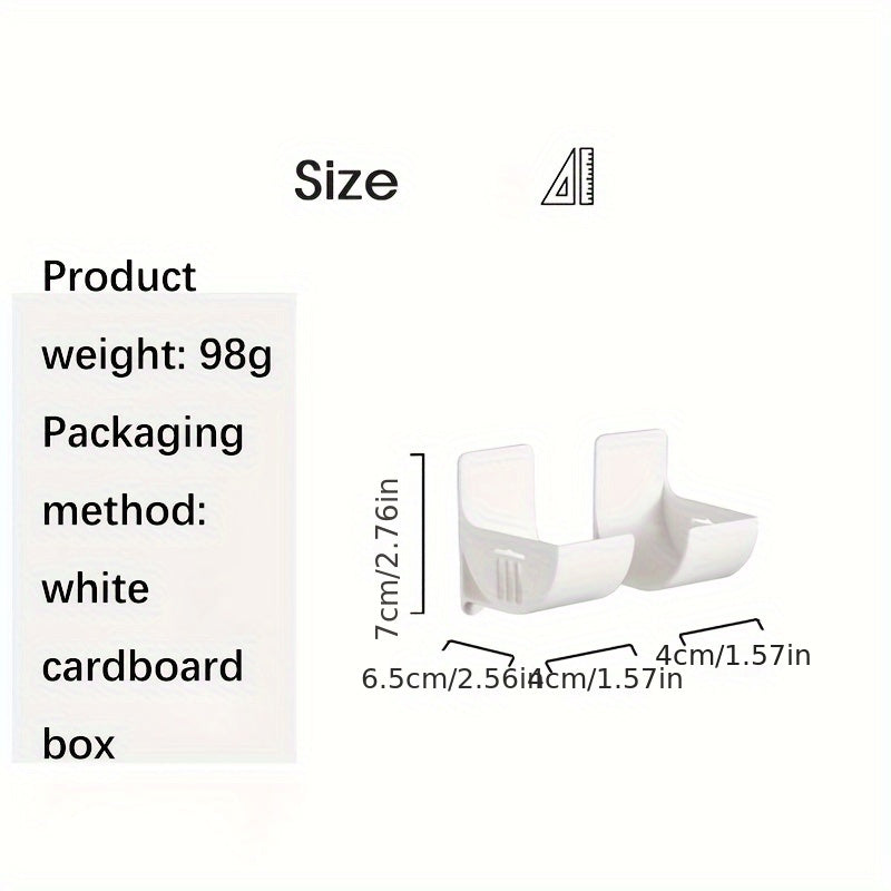 2 Pairs Freshness Film Garbage Bag Storage Rack
