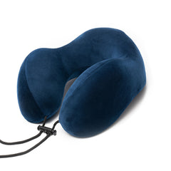 U-Shaped Travel Pillow with Storage Bag, Eye Mask, Earplugs