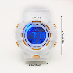 Colorful Night Light Sports Electronic Watch for School and Outdoor