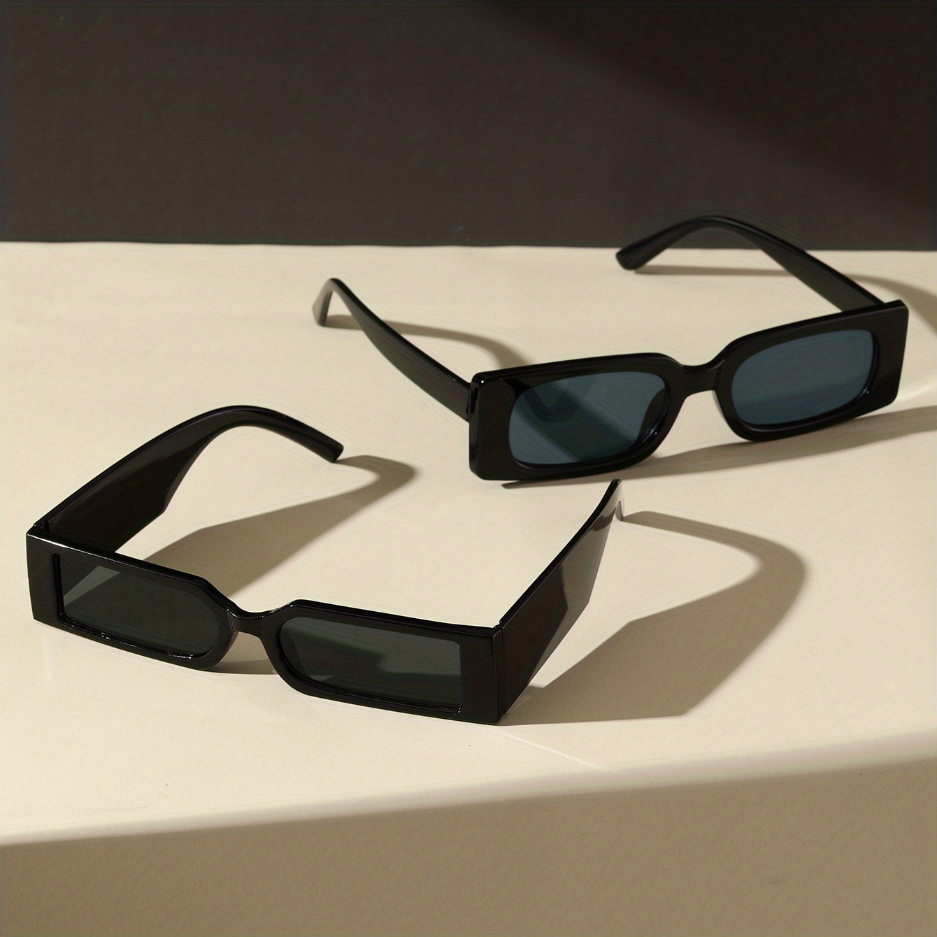 Y2K Rectangle Sunglasses Anti Glare UV400