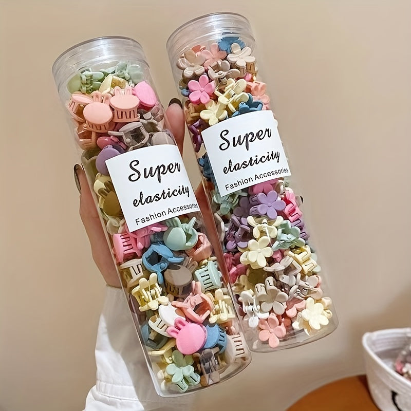 50pcs Small Flower Hair Clip Princess Hairpin Hair Accessories