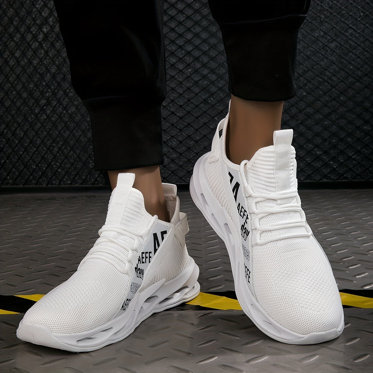 Men's Blade Slip-On Sneakers Breathable Athletic Shoes