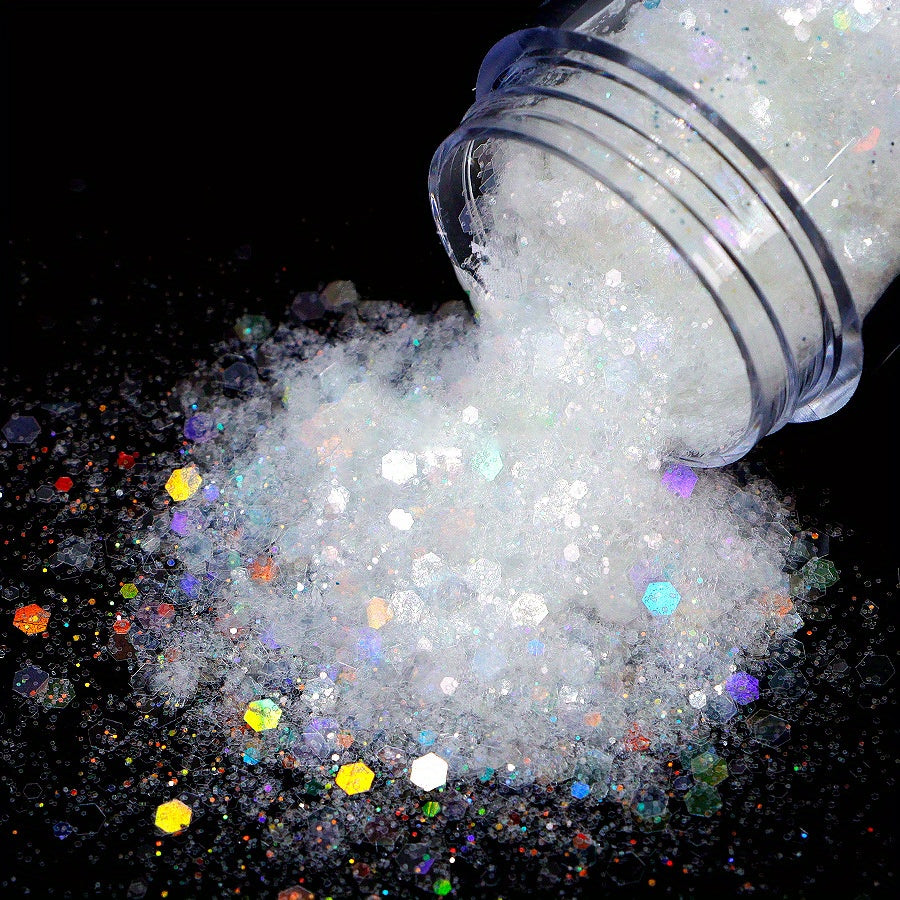Holographic Chunky Glitter for Face Body Paint Glow Makeup