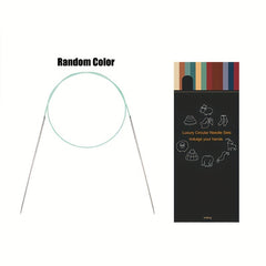 9pcs Circular Knitting Needles 25 5Inch Stainless Steel Knitting Needle