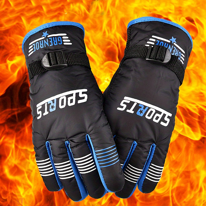 Winter Cycling Gloves with Warmth and Thickness