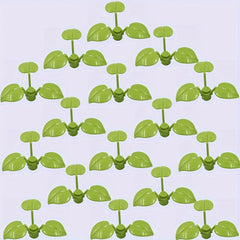 16pcs DIY Building Block Set Peach & Clover Shaped Farm & Garden Scene