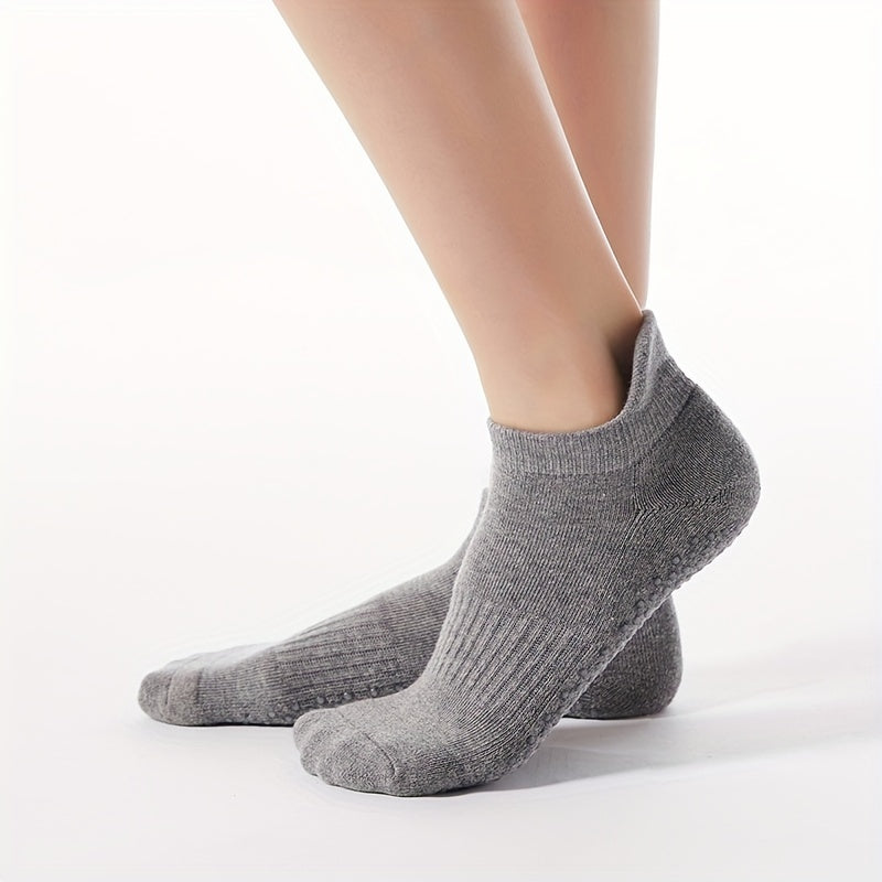 Non-slip Breathable Yoga Socks w/ Grips - Barre Ballet Pilates Fitness