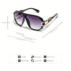 Men's Steampunk Style Sunglasses Vintage Metal Glasses