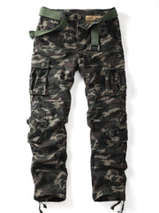 Cotton Camo Cargo Pants Men's Joggers Spring Fall