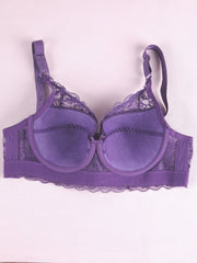 Lace Push Up Bra with Scallop Trim